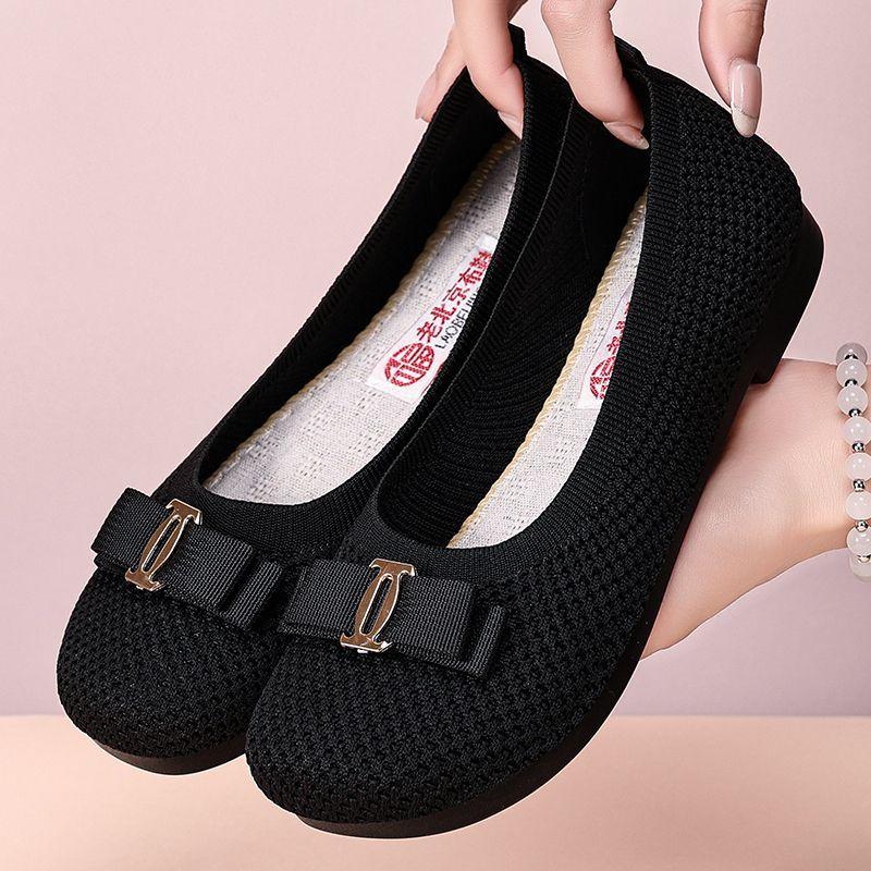 

Летняя тканевая обувь Женская полая дышащая сетчатая повседневная спортивная сетчатая обувь Удобная и универсальная Удар одной ногой 41