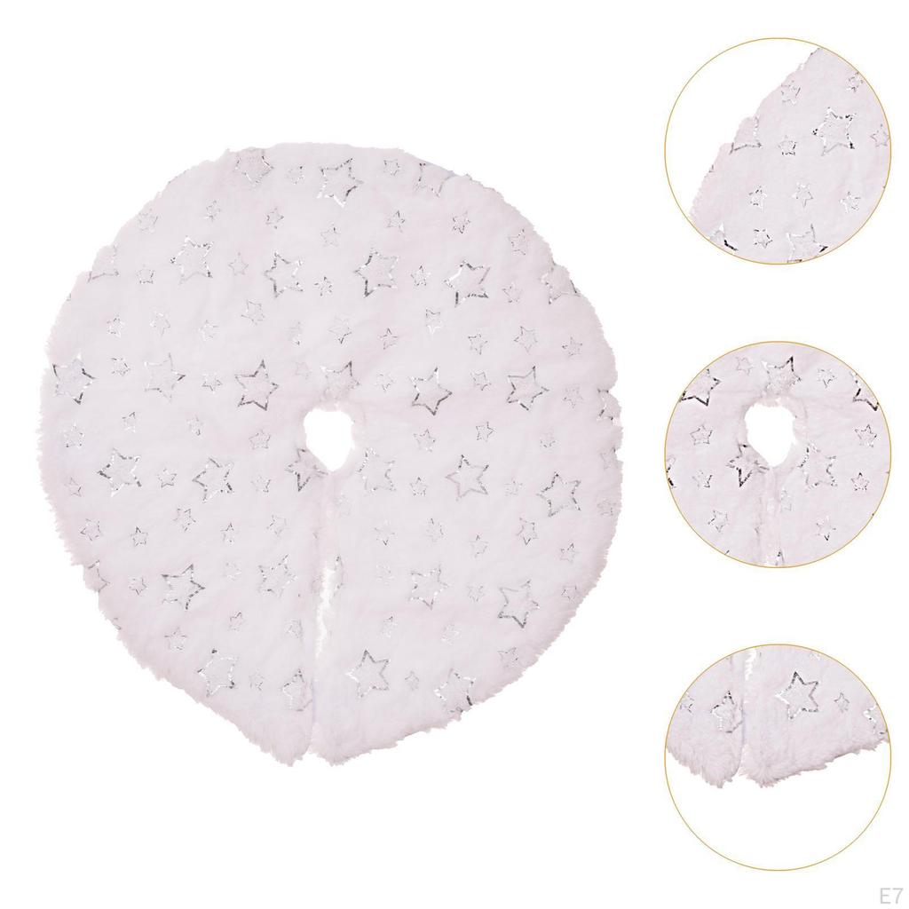 15 Zoll Rock zur Weihnachtsdekoration, Weiß für den Innenbereich