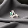 Natural Malachite Gemstone 925 Sterling Silver Jewelry Handmade Ring For Women RR-49-30