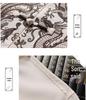 Men's Summer Ice Silk Tang Suit: Thin Retro Hanfu Set with Frog Button Embroidery for Middle-Aged and Elderly.
