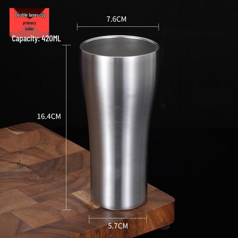 Torch-Shaped Stainless Steel Insulated Tumbler