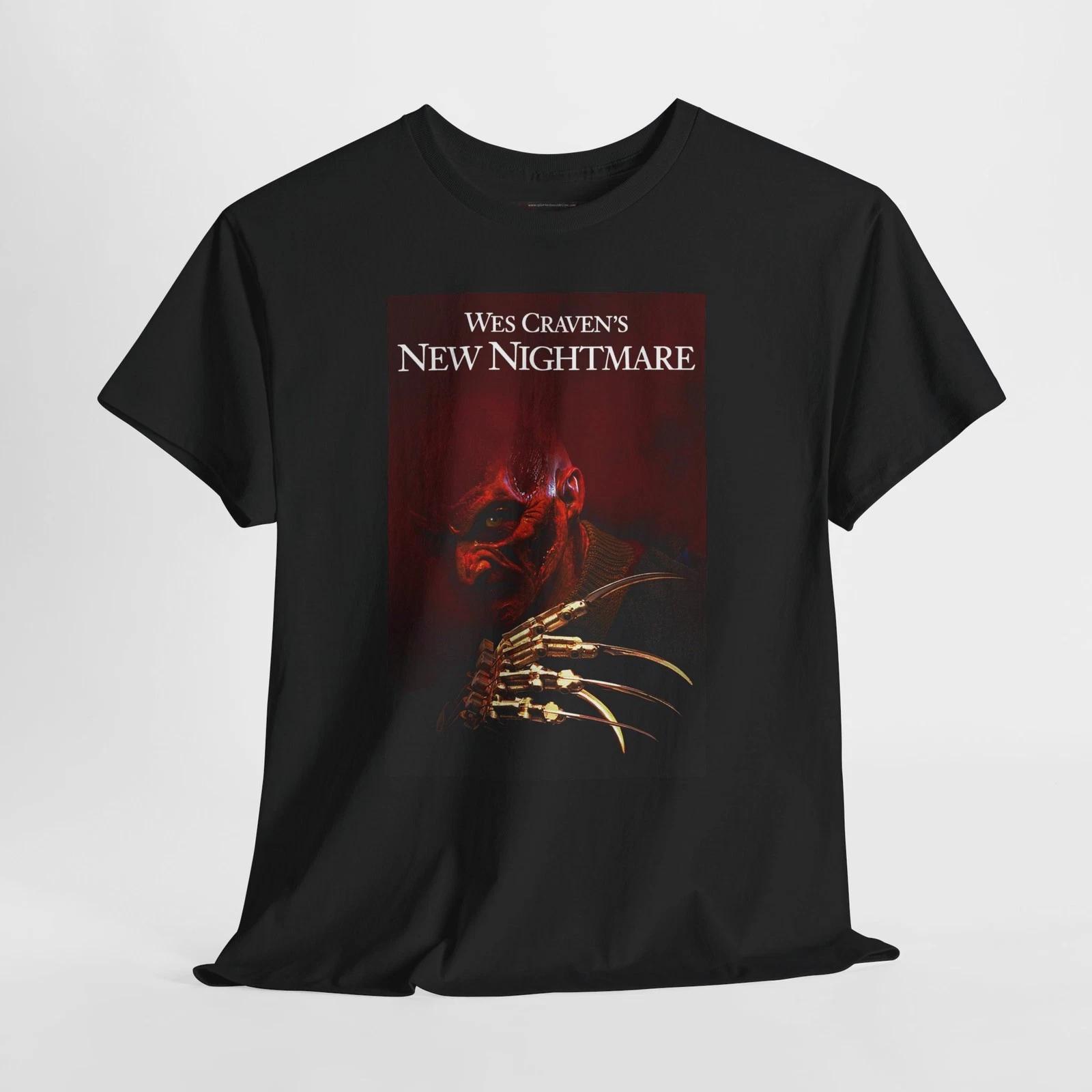 Wes Craven s New Nightmare 1994 Retro Movie Poster Horror Unisex Graphic T-Shirt S