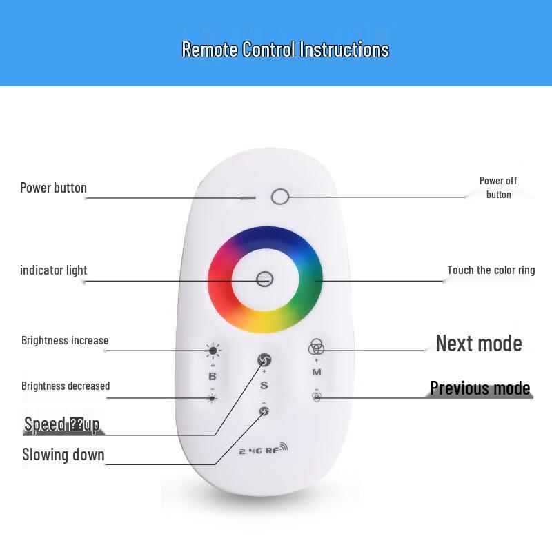 NuFeng 4-Way Wireless Remote Control Switch