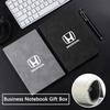 A5 Notebook+Signature Pen Gift Box Set Customized Gift Box For Honda Fit Jazz GK5 Civic Type-R CRV Pilot Accord HRV Accessories LV4