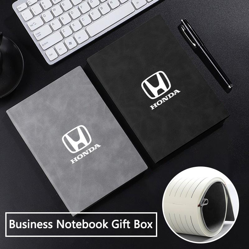 A5 Notebook+Signature Pen Gift Box Set Customized Gift Box For Honda Fit Jazz GK5 Civic Type-R CRV Pilot Accord HRV Accessories LV4