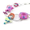 NOA [J2250] - Designer Necklace 'Rockeuse' Pink Green Blue