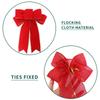 1/6pcs Large Christmas Bow Decorative Christmas Wreaths Ribbon Bows Xmas Tree Decoration Home Party Decor DIY Gift Wrapping