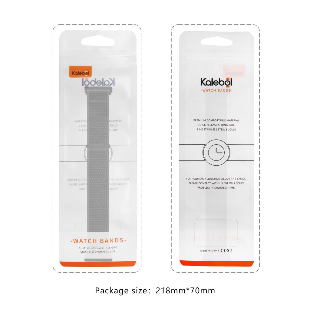 KALEBOL For Xiaomi Smart Band 9/8 Magic Tape Nylon Strap Replacement Wristband