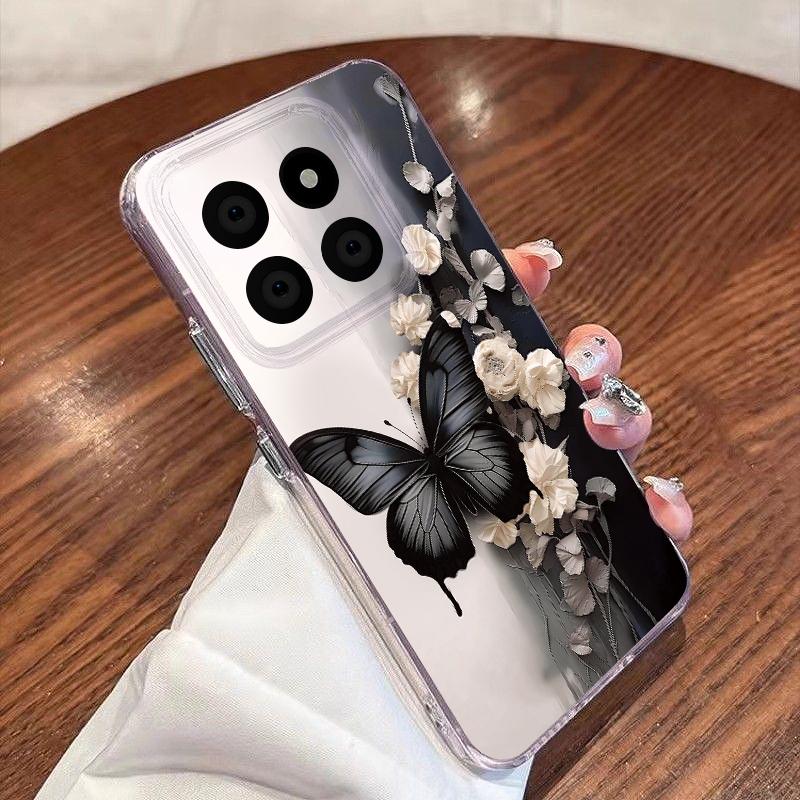 Multi-color Butterfly Pattern Case For Xiaomi Redmi Note 15 Pro 4G Funda Redmi Note 14 13 Pro 5G Clear TPU Silicone Soft Cover