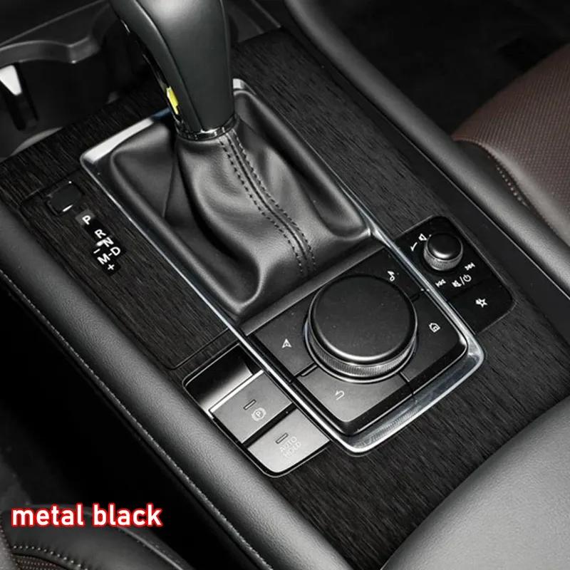 Auto Innenaufkleber Schaltgetriebe Schutzfolie Für Mazda 3 Axela - Auto Fenster Panel Aufkleber Karbonfaser Schwarz