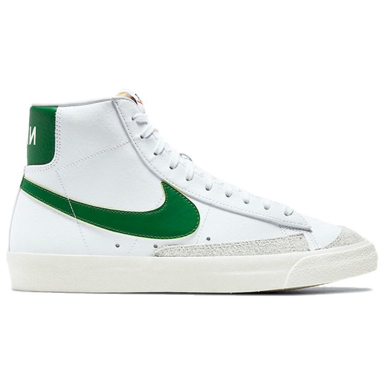 Nike Blazer Mid 77 Vintage White Pine Green Unisex Sneakers Sail Black BQ6806-115