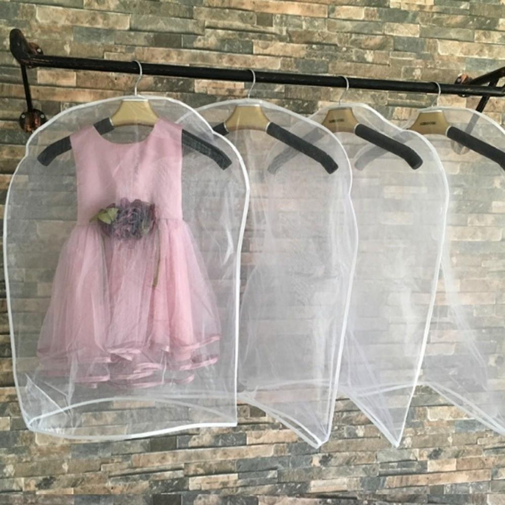 Clear Dust-proof Covers Reusable Clothing Cover Durable Wedding Dress Garment Protector  Wardrobe
