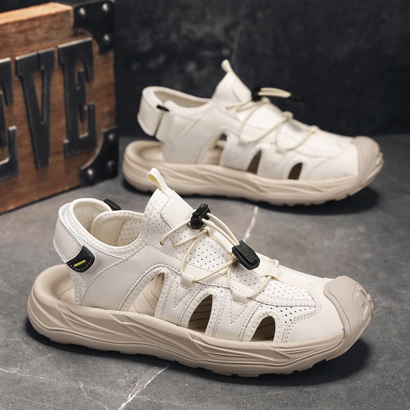 

Fashion New Soft Male Shoes Breathable Stretch Fabric Men Sandals Summer Men s Shoes Beach Sandals Man Fashion Outdoor Casual Sneakers 38