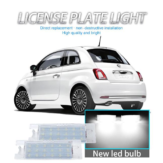 2Pcs LED Car License Plate Light For Chevrolet Camaro 2014 2015 2016 2017 2018 2019 2020 2021 Canbus Error Free Car Styling License Plate Lights 2