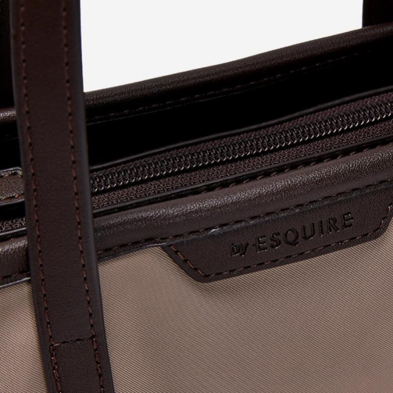 By ESquire Women S Elo Nylon Tote Bag S Beige