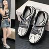 Sports style platform Mary Jane shoes women's 2025 summer new flat-soled retro single shoes functional casual ballet sandals