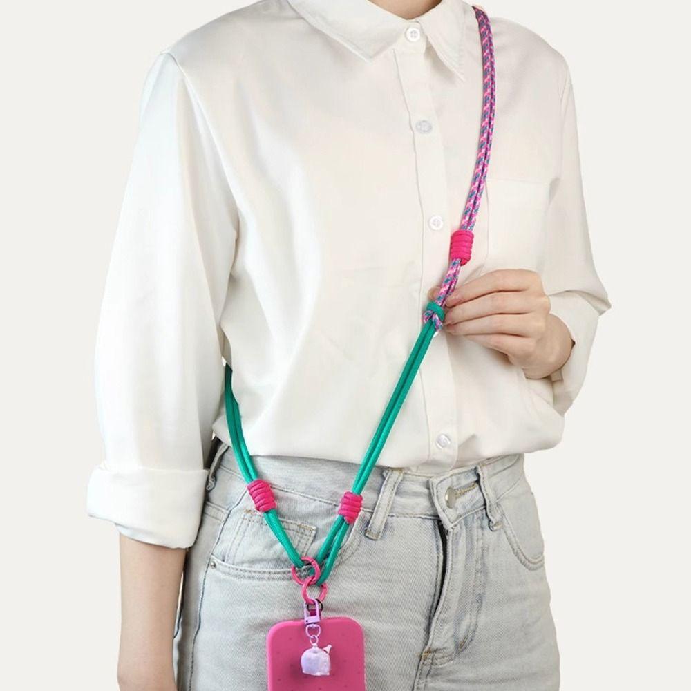 S náplastí na šňůrku pro telefon Nastavitelné popruhy na mobilní telefon Nová závěsná šňůrka