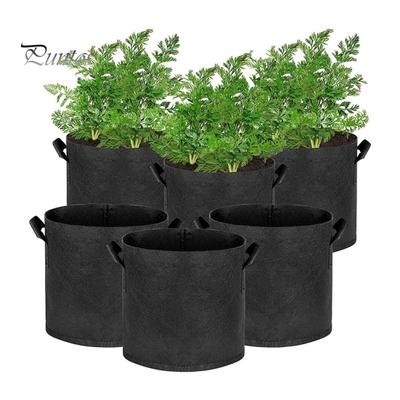 Non-woven Planting Bag Outdoor Garden Plant Pot with Reinforced Handles Large Capacity Breathable Tomato Potato Grow Bag