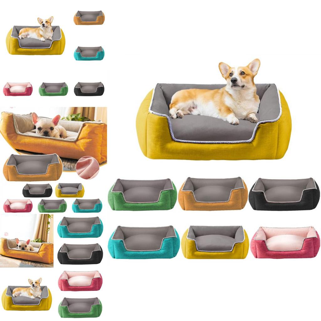 Plush Nest Dog Cat Pet Bed Comfy And Removable For Easy Cleaning