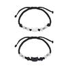 Natural Moonstone Obsidian Bracelets Couple Minimalist Bracelet Handmade Cute Black White Cat Bracelet Party Jewelry Gifts