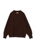 SHIPS Any Men's Vintage-Like Fleece-Lined Semi-Mock Neck Raglan Sweatshirt, Brown, Size M (712070045)