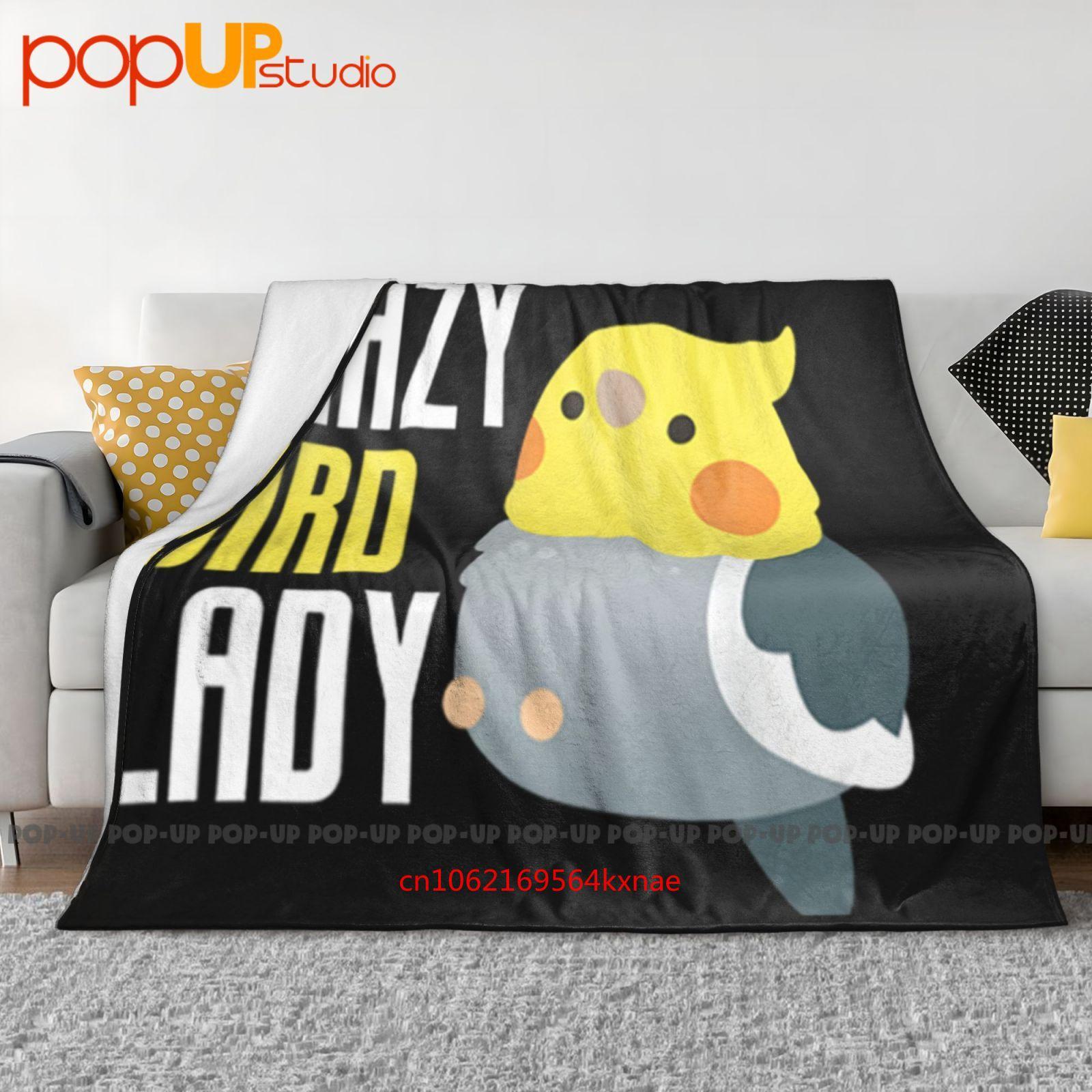 

Birbber Crazy Bird Lady Cockatiel Ultra-Soft Blanket Quilt Winter Sofa Cover Bed Covers 30x40in