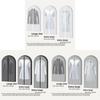 Minimalist Waterproof Garment Dust Cover With Transparent Pvc For Wardrobe Storage