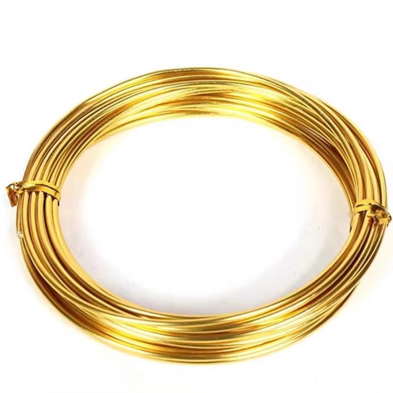 2-10Meters Aluminum Wire Color Painted Metal Cord for DIY Jewelry Making Findings Accessories 0.6/0.8mm/1mm/1.2mm/1.5mm/2mm/3mm