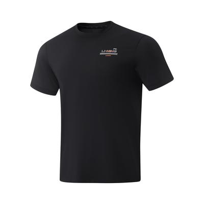 T-shirt Uomo Manica Corta Comoda Versatile Asciugatura Rapida Top Neri ATSU065-1