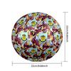 Burnley FootballPrinted Size 5 Soccer Ball, Anti Slip Adult Match Football Souvenir for Football Fans