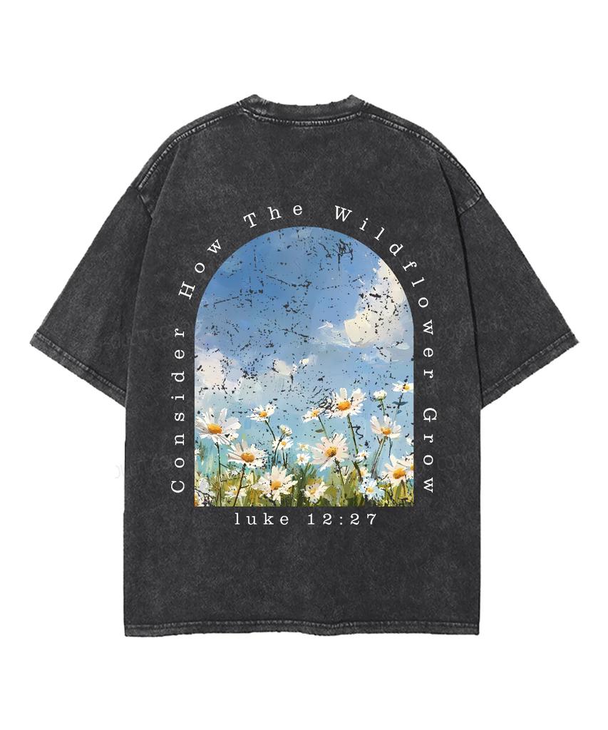 Hot Trendy Art Printed Tshirt Summer Short Sleeve Cotton Tshirt Vintage Y2k Washed Oversized Tees Men Women Clothing Casual Top