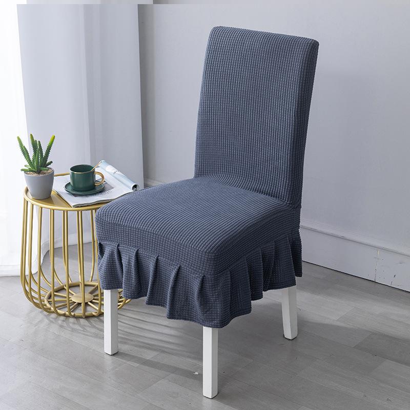 Household Chair Cover Cushion Backrest Integrated Dining Chair Cover Universal Bench Cover Seat Cover Elastic Dining Table Chair Cover