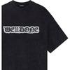 WE11DONE T-Shirts Unisex Black Crew Neck Moderate WD-TT1-24-798-U-BK