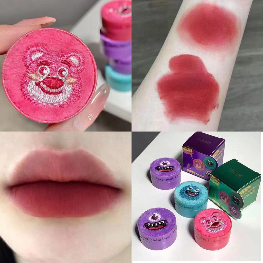 Kekemood Fluffy Monster Lip & Cheek Matte Velvet Dual-Use Lipstick