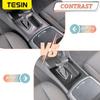Car Carbon Fiber Grain Central Control Steering Wheel Gear Shift Decoration Cover for Dodge Charger 2015 Up Interior Accessories