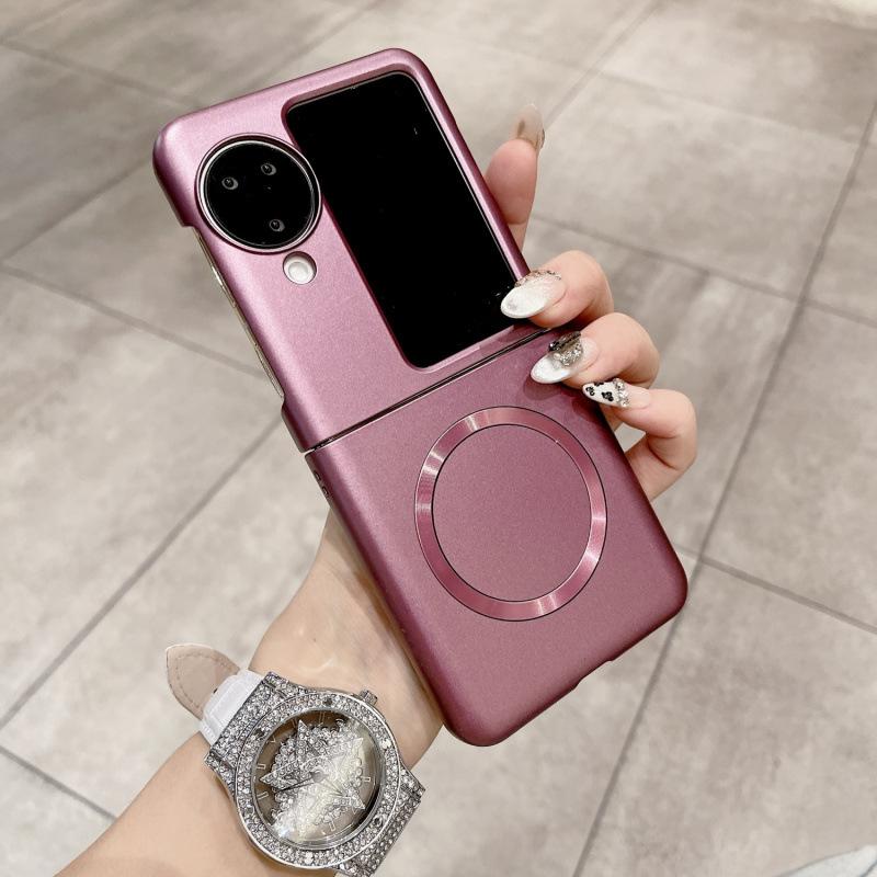 Applicable to OPPOFind N1 Flip mobile phone case New folding screen flip matte magnetic anti-drop protective case Thin