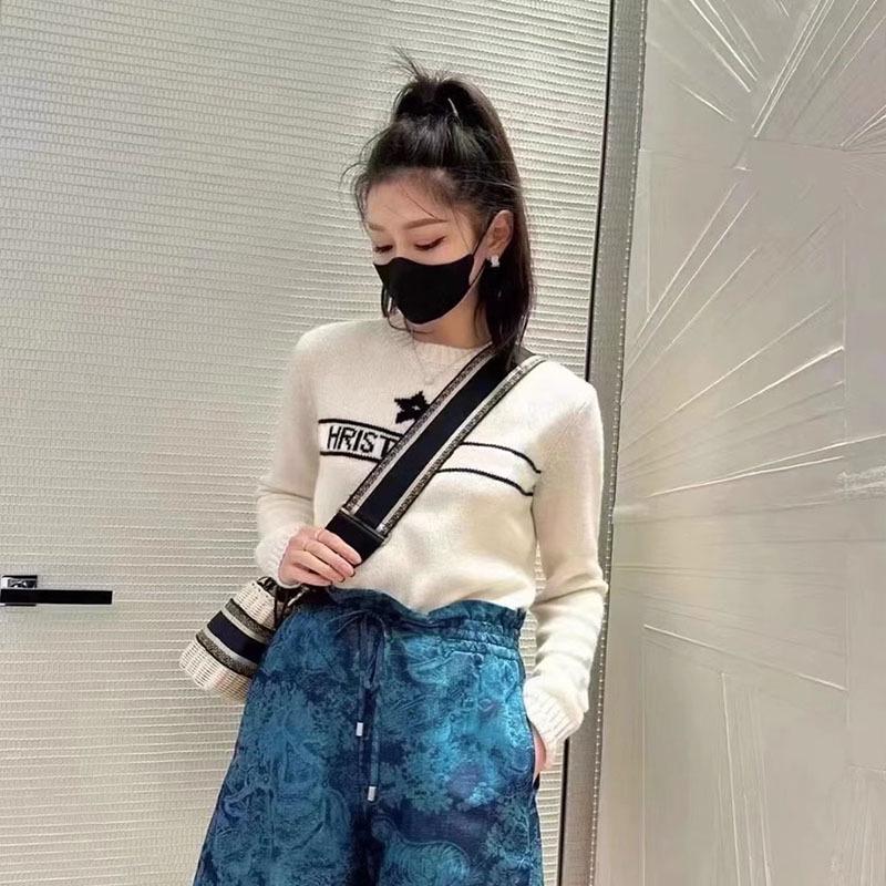 Navy Style Short-Sleeve Star Sweater Jacket - Women's Autumn/Winter Loose Fit