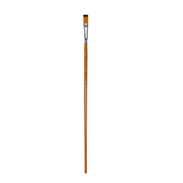 Long Handle Artist Paintbrush for Large Canvas Painting Wooden Grip Professional Nylon Bristles Multi Head Avaliable
