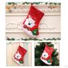 Embroidered Sequin Christmas Stocking Decorative Pendant Ornament