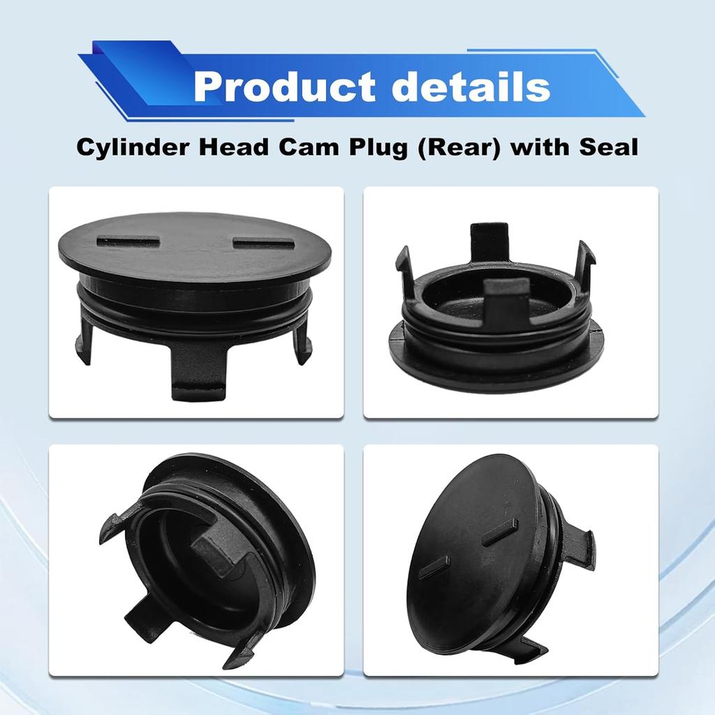 Cylinder Head Rear Cam Plug Compatible with Honda Acura CR-V Civic Replace 12513P72003,KF811285,22501023310.1.6 1.7 1.8 2.0L