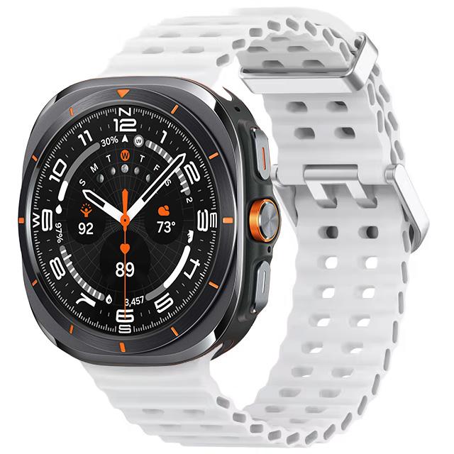 Ocean Band For Samsung Galaxy Watch Ultra Strap 47mm Accessories Sport Silicone Bracelet Correa Galaxy Watch 8/8 Classic Strap