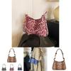Fashionable Leopard Print Handheld Small Square Bag For Women In Chic Urban Style