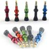 Tubeless Cycling Air Nozzles for Tire Service Tasks, Tubeless Tire Nozzle Cap Pair with Sealing Base and Compacts Tool Included