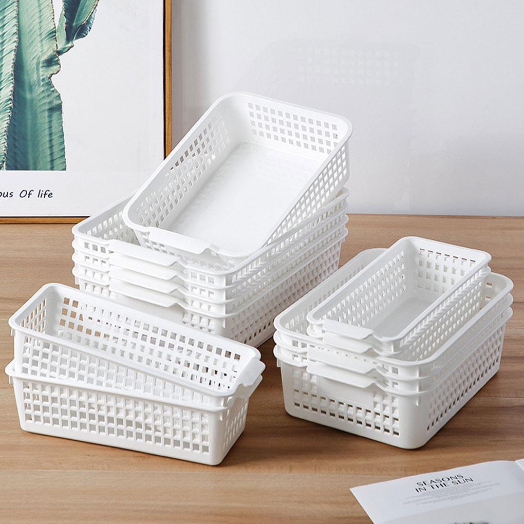 Cutie de Depozitare din Plastic Capacitate Mare Pentru a Satisface Nevoile Casnice Cutie de Depozitare Desktop Golită Coș de Depozitare Diverse