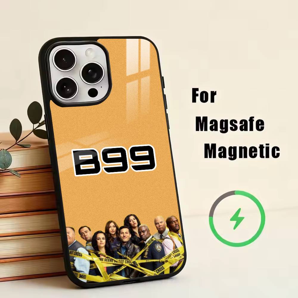 B-Brooklyn Nine 99  Phone Case For iPhone17,16,15,14,13,12,11 Plus,Pro Magnetic with Magsafe Wireless Charging