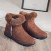Winter new women's snow boots warm velvet short boots European and American cloth short boots cross-border cotton shoes large size women's shoes