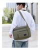 Męska płócienna torba crossbody - Wielowarstwowa, o dużej pojemności, wszechstronna, codzienna biznesowa i sportowa torba na ramię.