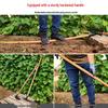 8-Tooth Garden Rake with 1.4m Wooden Handle