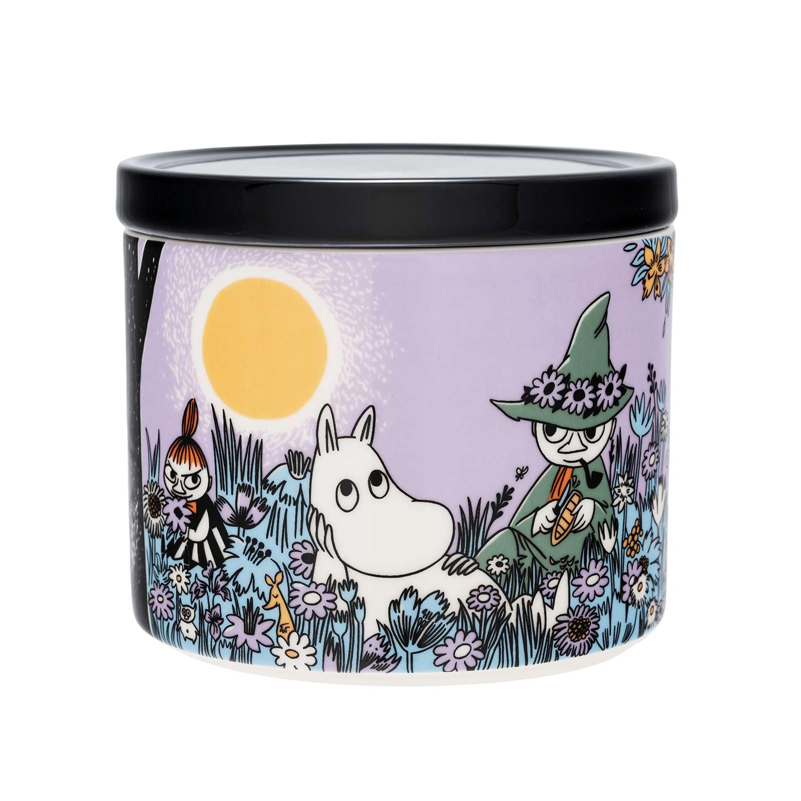 

Імпортована банка Moomin Arabia з кришкою, контейнер для зберігання, класичний Friends Forever Moomin, посуд Arabia 1076282 [Звичайний продукт] 0,7 л фіолетовий