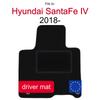 Driver Floor Mat For Hyundai Santafe Iv Suv (2018-)